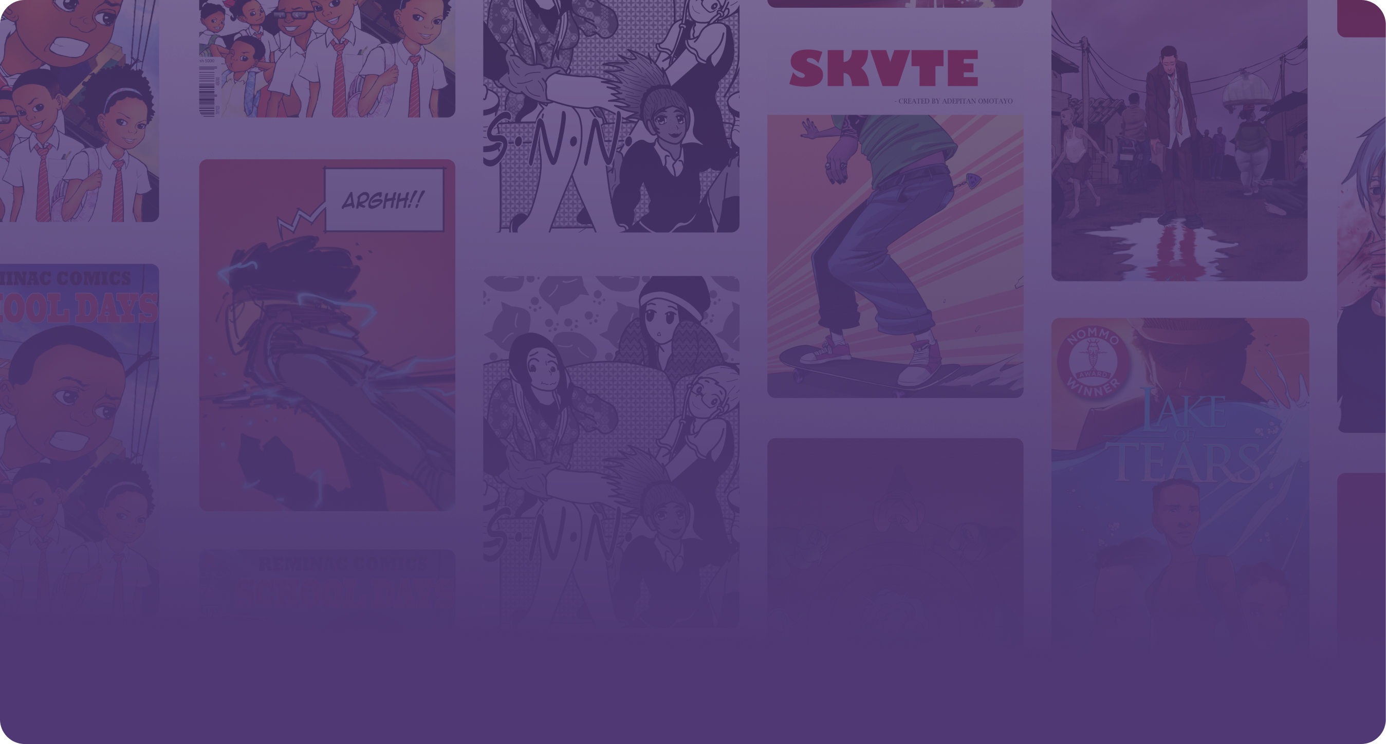 Comics collage